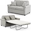 Shally Dogan Divano Letto a 2 Posti Grigio con Cuscino Memory Ergonomico con Apertura Facile