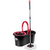 Dirt Devil Set Mocio Rotante Dirt Devil a 360 Gradi Manico Estensibile Secchio Cestello 16L