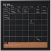 BAKAJI Planning Board Lavagna Settimanale Casa Ufficio Pianificazione Settimana 56x56cm