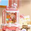BAKAJI Distributore Giocattoli Rosa Grabber Gancio per Bambini Giocattolo con Peluche