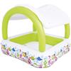 JILONG Piscina Gonfiabile Fuoriterra Giardino con Tettoia Parasole Removbile 145x128cm