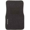 DUNLOP 4x Tappeti Auto Tappetini Anteriori Posteriori in Gomma Moquette Universali Nero