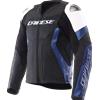 Dainese RACING 5 LEATHER JACKET WHITE BLUE BLACK DAINESE : Taglia - 52
