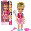 Cicciobello FAIRYTALE PRINCESS, Bambola 35 cm, con vestito da principessa e accessori, modello Cenerentola, giocattoli per bambini dai 3 anni, GIOCHI PREZIOSI, FAT012