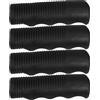 FESTFENDS 4 Pezzi Copri Maniglia Carrozzina in Pvc Nero, Antiscivolo ed Ergonomico, Facile Installazione per Carrozzina e Carrello