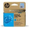 HP 4K0U7NE, HP 924E - Cartuccia ORIGINALE HP, Ciano, 800 pag. per OfficeJet Pro 8120, OfficeJet Pro 8120 e, OfficeJet Pro 8122 e, OfficeJet Pro 8124 e, OfficeJet Pro 8125 e, OfficeJet Pro 8130, OfficeJet Pro 8130 e, OfficeJet Pro 8132 e, OfficeJet Pro …