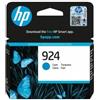 HP 4K0U3NE, HP 924 - Cartuccia ORIGINALE HP, Ciano, 400 pag. per OfficeJet Pro 8120, OfficeJet Pro 8120 e, OfficeJet Pro 8122 e, OfficeJet Pro 8124 e, OfficeJet Pro 8125 e, OfficeJet Pro 8130, OfficeJet Pro 8130 e, OfficeJet Pro 8132 e, OfficeJet Pro …