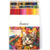 MARCO Matite colorate a olio, 72 colori, pre-temperate e infrangibili, set premium per adulti e artisti, ideali per pittura, disegno, scuola e arte