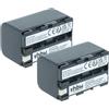 vhbw 2x batteria sostituisce Sony NP-FS20, NP-FS22, NP-FS21, NP-FS33, NP-FS30, NP-FS31 per videocamera camcorder (2000mAh, 3,6V, Li-Ion)