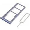 Eonpam Vassoio Carta SIM per Samsung Galaxy A22 4G Porta Scheda SIM con Pin della SIM (Viola)
