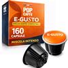 POP CAFFE NESCAFE DOLCE GUSTO COMPATIBILE 160 capsule POP CAFFÈ E GUSTO M 1 INTENSO cialde