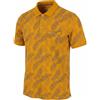BLUE FIELDS Polo Uomo L Giallo Foglie Camicia Mezza Bottoniera Manica Corta