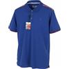 BLUE FIELDS Polo Uomo L A Manica Corta Mezzo Collo Mezzo Bottone Blu
