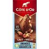 Cote D'Or Côte D'Or D'Or Cioccolato | Côte D'Or Cioccolato Al Latte Caramellato Alle Mandorle | Cote D Or Elefante | Cote D Or Cioccolato | 180 Grammo Total