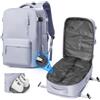 suradar Zaino Ryanair Sottovuoto da Viaggio con Pompa Integrata Wizzair Eurowings Vueling, Zaino con Sottovuoto Incorporato 40x30x20 Aereo Bagaglio a Mano 40x30x20 Vacuum Travel Backpack Viola taro