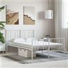 vidaXL Materasso in schiuma bianco 120x210 cm 7 zone livello di rigidità 20 ILD