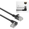 ACT Cavo patch slimline ACT Black da 3 metri U/UTP-CAT6A-LSZH con connettori RJ45