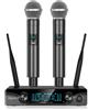 FDUCE Microfono Wireless Set Doppio Microfono Wireless Karaoke con Ricevitore per