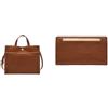 Fossil Donna Carmen Borsa in pelle marrone e portafoglio Liza, Set