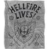 Stranger Things Hellfire Lives Graduation Coperta super morbida al tatto setoso 152 X 127 Cm