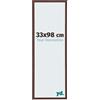 yd. Your Decoration - Cornice Puzzle 33x98 - Marrone - Cornice Puzzle 500-1000 pezzi - Plastica Cornice portafoto - Annecy