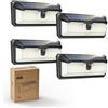 Philips Set di 4 faretti solari di sicurezza 929004696021