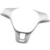 MEXWLOP , for Golf, 7 GTI MK7, for Polo, 2014 2015, for Jetta, MK6 2015 2016, Accessori for Adesivi for Rivestimento coprivolante for Auto Adesivo per Rivestimento Volante(Black Matte Silver)
