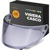 Everalo Visiera Compatibile con Hjc RPHA 1 - RPHA 1 V2 CARBON - HJ35 (Light Fume')