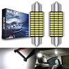 NATGIC 42mm (1,72'') C5W Lampadine LED CanBus senza Errori 211 212 211-2 212-2 214-2 560 Lampadine LED 33-3014-SMD per Luci Interne Auto Luci Mappa Luci di Cortesia - Xenon Bianco 12V (2 Pezzi)