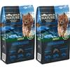 Dehner Wild Nature - Cibo per gatti con lago di montagna, senza cereali, senza zucchero, per gatti adulti, salmone, 1,5 kg (Confezione da 2)