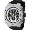 Invicta Racing Orologio da Uomo in acciaio inossidabile con movimento Quarzo - 47mm, Argento/Nero