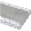 Disney Mickey and Friends Grey and White Pluto, Goofy, and Rainbows Super Soft Changing Pad Cover