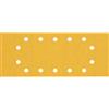 Bosch Professional 10x Carte abrasive Expert C470 con 14 fori (per Legno duro, Vernice su legno, 115x280 mm, Grana 240, accessorio Levigatrice orbitale)