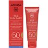 APIVITA SA Apivita - Bee Sun Safe Hydra Fresh Crema Gel Viso Colorata SPF50 50ml - Crema Solare Protettiva con Colore