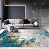 Taidianolp Tappeto Salotto Moderno Pelo Corto, Blue,120 x 180 cm,Modelli moderni colorati blu senape giallo grigio crema,Decorazioni Soggiorno Camera da letto