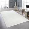 Teppich-Traum Tappeto Tappeto per il soggiorno Sala da pranzo Camera da letto di colore chiaro adatto al riscaldamento a pavimento Motivo a tratti in crema, 200 x 290 cm