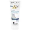 LOGONA Naturkosmetik PUR Gel detergente delicato e lenitivo con estratto di camomilla biologico e probiotici, gel detergente neutro per pelli sensibili, per una pelle pura del viso, 100 ml