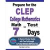 Reza Nazari Ava Prepare for the CLEP College Mathematics Test in 7 (Tascabile)