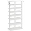HOOBRO Scarpiera, Scaffale Portascarpe a 8 Livelli, Scaffale Scarpiera Stretto, 50 x 28 x 113 cm, Scaffale Portaoggetti, per Ingresso, Camera da Letto, Bianco EWT750XJ01