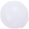 Veemoon Palla Lampione Giardino in Acrilico Bianco Paralume Sferico per Esterni, Paralume Lampada Resistente e Decorativo per Arredamento Casa e Protezione Luce