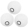 Amosfun Paralume in Vetro Smerigliato Bianco 3 Pezzi Attacco a Vite G9, Sfera Rotonda Elegante per Lampade da Tavolo, Protegge gli Occhi dallo Sfarfallio