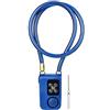 Sonew Lucchetto a chiave Bluetooth intelligente senza chiave con allarme 110db con serratura a catena antifurto impermeabile IP44 per moto/cancello/cancelli/biciclette