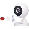 Tbest Camera Wans Telecamera di Sicurezza Interna Wireless Rilevazione del Movimento Visione Remota Visione Notturna Chiamate Vocali Bidirezionali Wifi Baby Monitor