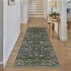 PureCozy Tappeto Corridoio Verde Tappeti 60x180cm Cucina Antiscivolo Lavabile in Lavatrice Moderno Floreale Tapette Camera da Letto Scendiletto Cameretta Ufficio Pelo Corto Lungo Carpet