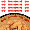 Torven [2/4 Pezzi] Calamite per Friggitrice ad Aria - Magnetini in Silicone per Resistente al Calore Evitare che la Carta Forno Copra il Cibo, Con Friggitrici ad Aria Ninja, Philips, Cosori (Rosso, 4)