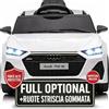 TOYSCAR Macchina Elettrica per Bambini Audi RS6 Full Optional Auto Elettrica per Bambini Telecomandata Sedile in Pelle Porte Apribili Doppio Motore Elettrico 12V Carico 25 kg