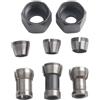 Generic Set di 8 adattatori per mandrini a pinza per incisione e strumenti per router di legno (8 pezzi)