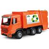 Lena 4614 Worxx Mercedes Benz Arocs, giocattolo auto ca. 53 cm, veicolo commerciale per bambini dai 3 anni, robusto camion dei rifiuti con 2 bidoni e funzioni di gioco realistico