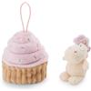 NICI 61913 Creamy Pink Peluche Morbido a Forma di Unicorno nel Cupcake, con asola, tenero Pupazzo per Coccole e Giochi, per Adulti e Bambini, 10 cm, Multicolore