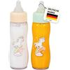 Heless 930 - Set di biberon magici per Bambole Unicorn Henri, Accessori per Bambole con 2 biberon con Latte e Succo di Frutta